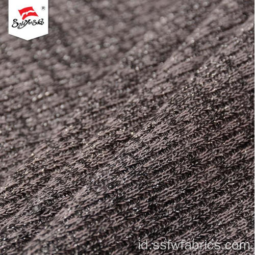 Fashionable Elegant Rajutan Rayon Metallic Fabric